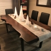 Douglas Fir Table, Live Edge, Java Stain, 