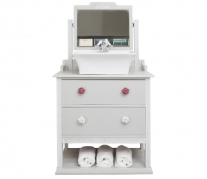 Country cottage vanity unit