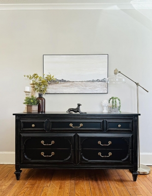 Petite Buffet in General Finishes Milk Paint — Martha Leone Design