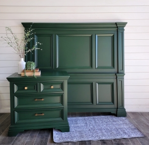 Deep & Dark Forest Green Paint For Furniture