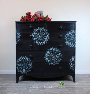Vintage Chest in Black Reveal & General Finishes Chalk Style Paint Full  Review