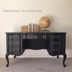 Classy Dresser in Lamp Black Milk Paint