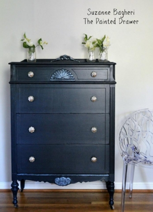 Furniture Design Ideas Featuring Chalk Style Paint General Midnight Blue Chalk Style Paint Dresser