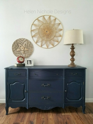 Coastal Blue General Finishes Design Center Custom Blue Coffee Bar