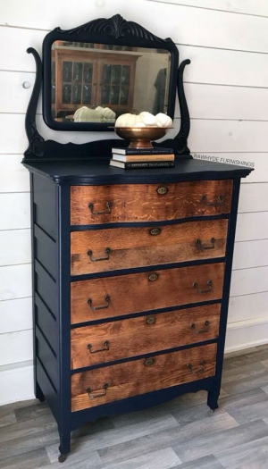 Coastal Blue Page 2 General Finishes Design Center Dresser Accented In Coastal Blue
