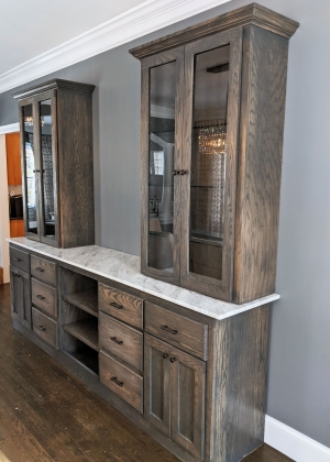 Carbon Gray General Finishes Design, Staining Oak Dresser Grey