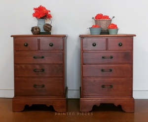 Brown Mahogany General Finishes Design Center Matching Dressers Decked In Brown Mahogany Gel Stain