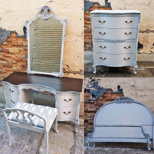 Delightful Buffet in Millstone Milk Paint