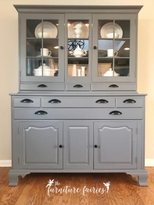 Queenstown Gray General Finishes Design Center Buffet In Driftwood Queenstown Gray Milk Paint