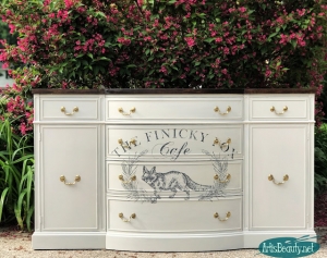 Waverly Chalk Paint in Silver Lining with Clear & Dark Wax  Painted  bedroom furniture, Chalk paint furniture, Distressed furniture diy