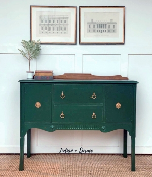 Emerald General Finishes Design Center, Emerald Green Painted Dresser