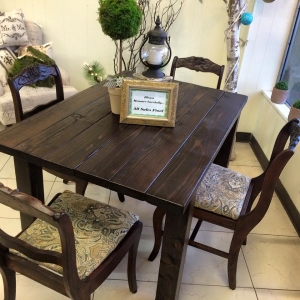 Water Based Wood Stains General Finishes Espresso Water Based Wood Stained Table