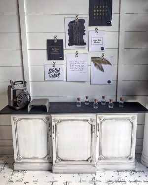 Glaze Effects Page 4 General Finishes Design Center Pitch Black Glazed Antique White Buffet