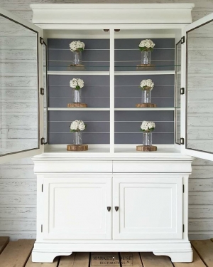 Antique White General Finishes Design Center Modern Farmhouse Restyle In White Gray Milk Paint